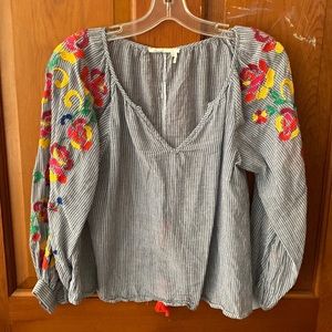 Anthropology top floreat size xs